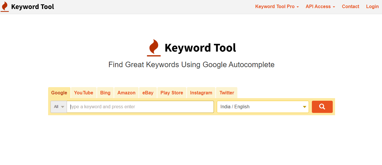 Keywordtool.io - Youtube keyword research tool